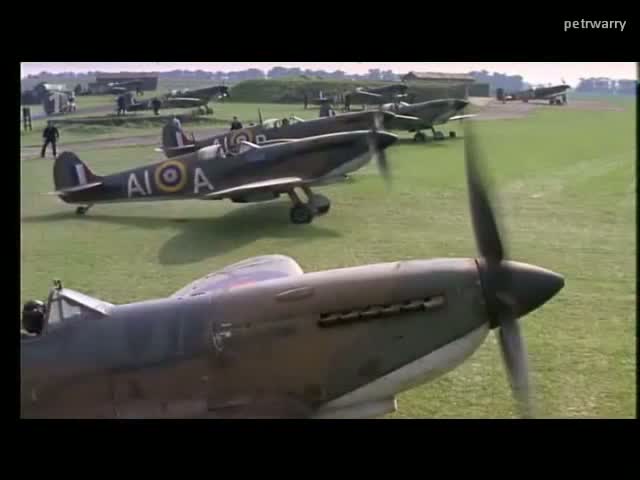 BATTLE OF BRITAIN   SABATON   Flying Legends   Spitfire,Bf109,Hurricane,He111.avi